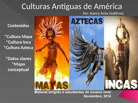 Proyecto Final Culturas Antiguas De América By Nancy Arias Issuu