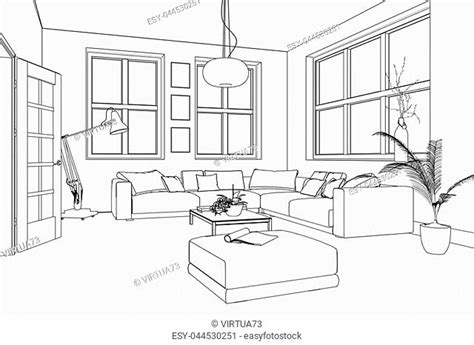 How To Draw A Living Room Baci Living Room