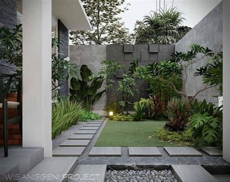 Inspirasi taman minimalis nan Syantik 😍 . . . Pic by @wisanggeniproject