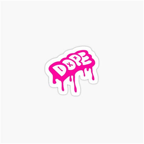 Drippy Dope Sticker For Sale By Clicktostick Redbubble
