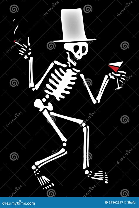 Drinking Skeleton Stock Illustrations 111 Drinking Skeleton Stock