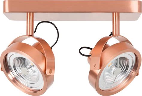 Bol Com Spotjes Spot Light Dice 2 Led Copper Koper