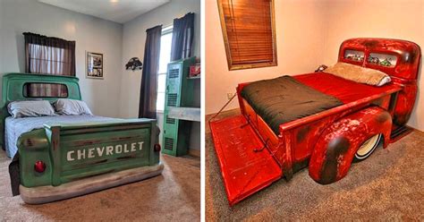 These Beds Made From Vintage Trucks Are The Perfect Bed For Truck Lovers