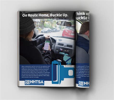 buckle up campaign on behance