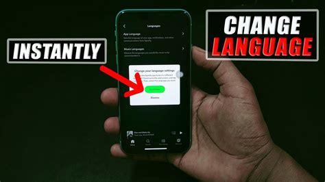 How To Change Language On Spotify App Iphone Youtube