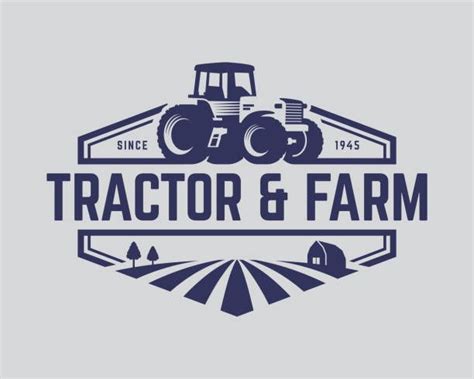 Vintage Farm Tractor Logos
