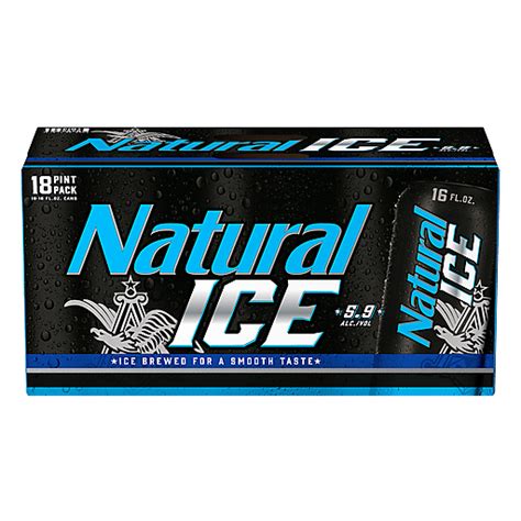 Natural Ice Beer 18 Pack 16 Fl Oz Cans Beer Hays