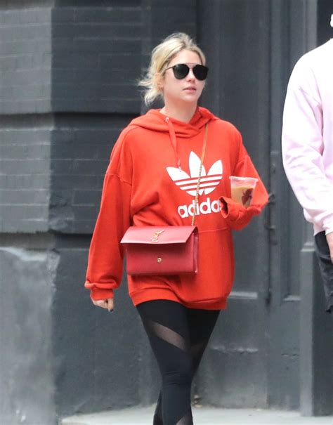 Ashley Benson With Her Personal Trainer Nyc 11082017 Celebmafia