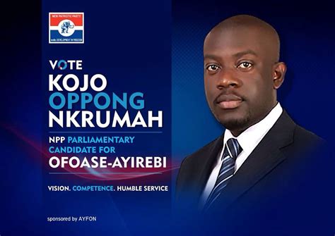 Oppong Nkrumahs Campaign Posters Pop Up