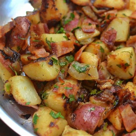 Season with the seasoned salt lightly (because the smoked sausage is salty enough), and add the paprika. Skillet Sausage and Potatoes | Small Town Woman