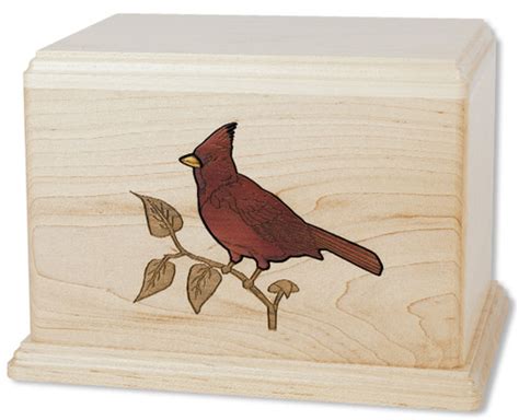 Cardinal Wood Cremation Urn Urns Northwest