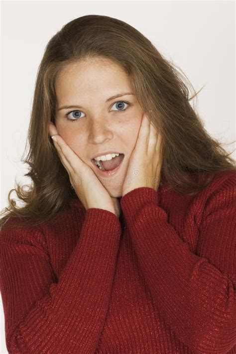 Woman Making Faces Stock Photo Image Of Faces Emotions 1119672