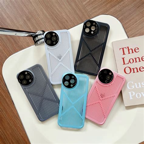 For Iphone 13pro 12pro Luxury Cooling Heat Dissipation Breathable Case