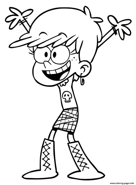 The Loud House Coloring Pages Coloring Home