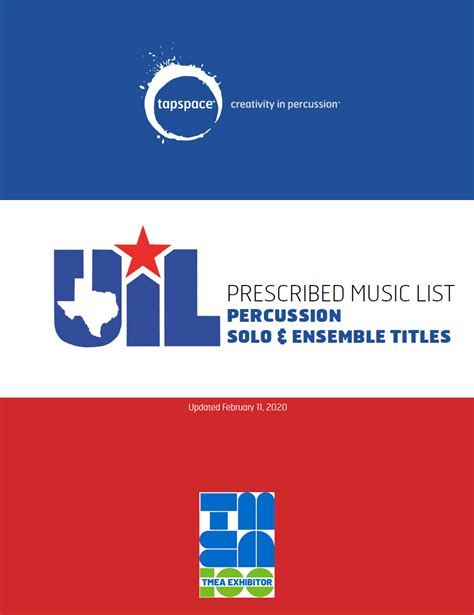 Current Texas Uil Prescribed Music Titles Tapspace News