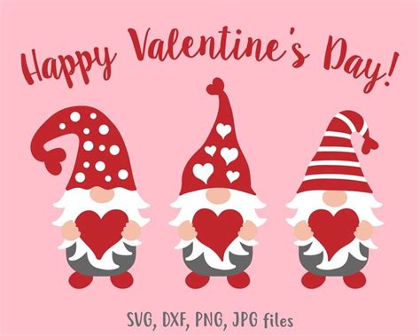 Happy Valentines Day svg Valentines Day Gnomes svg Valentine | Etsy in 2020 | Happy valentines ...