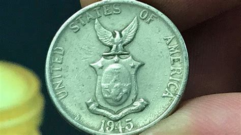 1945 S Philippines 5 Centavos Coin Values Information Mintage