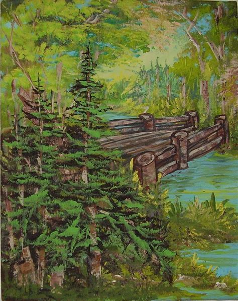 Spring Greens Painting By Darlene Duguay Fine Art America