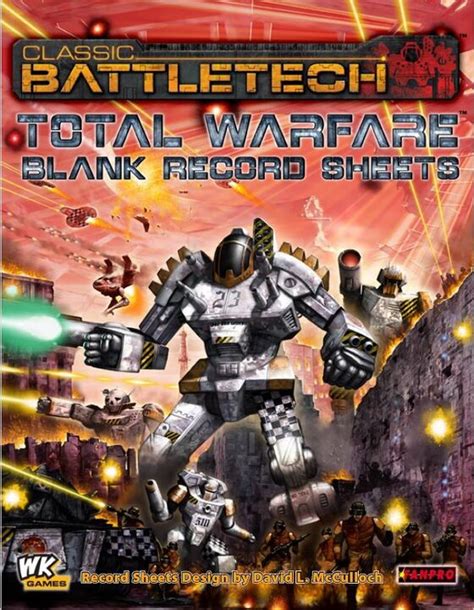Classic Battletech Total Warfare Blank Record Sheets Battletechwiki