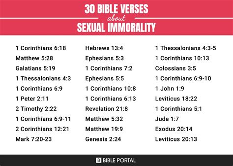 253 bible verses about sexual immorality