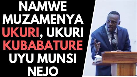 Pastor Nsenga Emmanuel Ati Namwe Muzamenya Ukuri Ukuri Kuzababatura