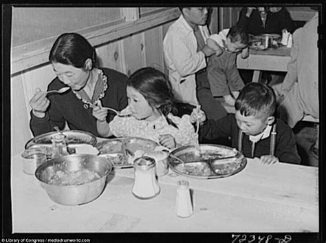 incredible images show japanese american camps during ww2 daily mail online