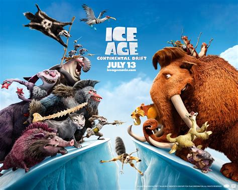 When scrat accidentally provokes a continental cataclysm with a storm, manny is separated from ellie and peaches on an iceberg with diego, sid and granny but he promises that he will find a way to return. Ice Age Continental Drift HD Wallpapers Posters| HD ...
