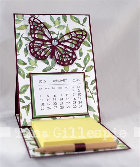 Scissors Paper Card Easel Calendars Easel Calendar Easel Cards