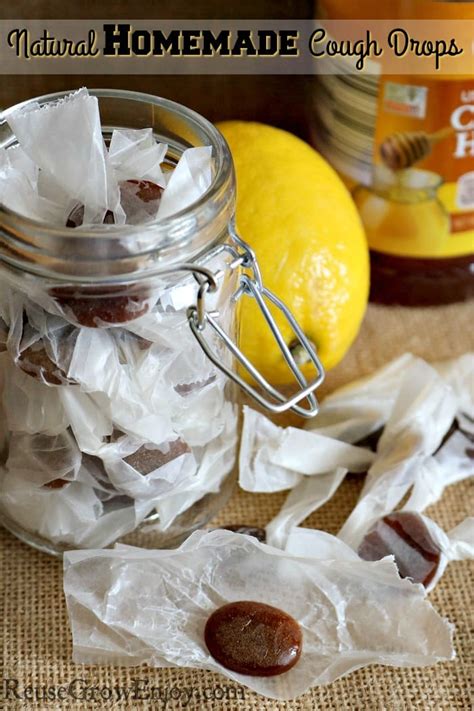 You do not have to worry about the ingredients and official brands. Natural Homemade Cough Drops - Reuse Grow Enjoy