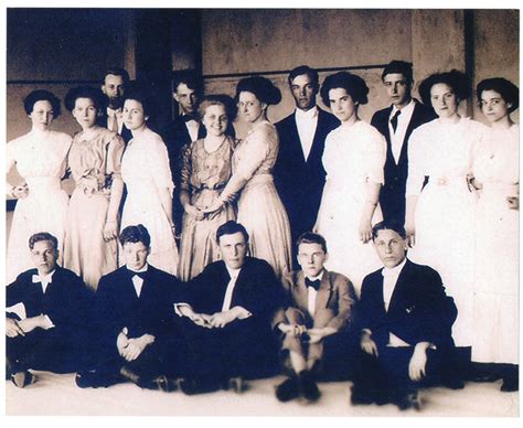 Edwardsville High School Graduation Class Of 1910 Madison Historical