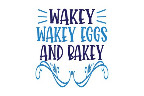 Wakey Wakey Eggs And Bakey Illustration Par Hello · Creative Fabrica