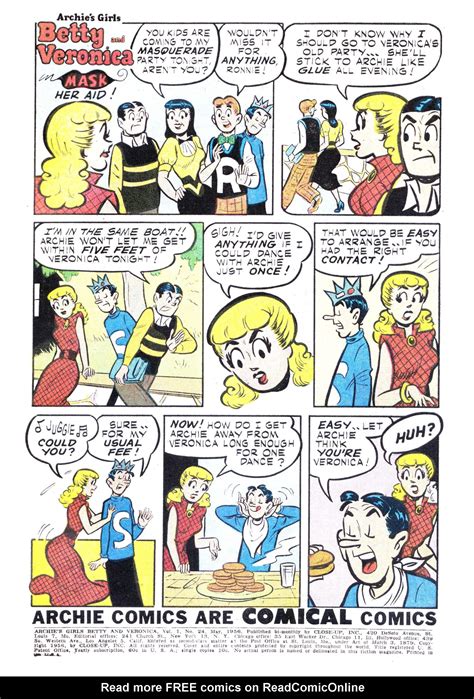 Archie S Girls Betty And Veronica Issue 24 Read Archie S Girls Betty And Veronica Issue 24