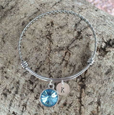 April Birthstone Bracelet April Birthstone Jewelry April Etsy