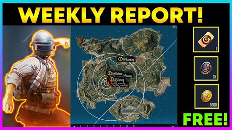 Full list of the pubg patch notes. New Weekly Report in Pubg Mobile || Get Free Rewards ...