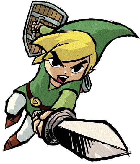Link Slashing Characters And Art The Legend Of Zelda The Wind Waker