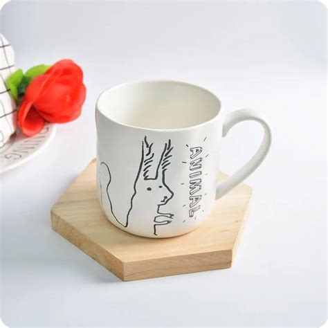 Innovative Animals Ceramic Cup Cute Cartoon Coffee Milk Tea Drinking