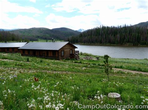 Deluxe cabins offer a full bathroom, private bedroom and loft, these units can sleet up to 8 people. North Michigan Reservoir Campground Camping Review