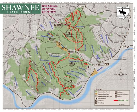 Shawnee State Park Map Real Map Of Earth