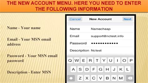 How To Configure Msn Email On Iphone Youtube
