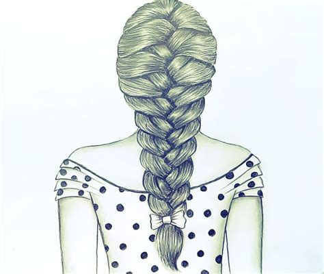 How To Draw A Braid Step By Step This Article Is Related To Pencil