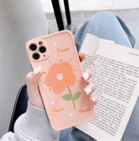 Simple Flowers Phone Case Protects The Camera For Iphone 11 Etsy