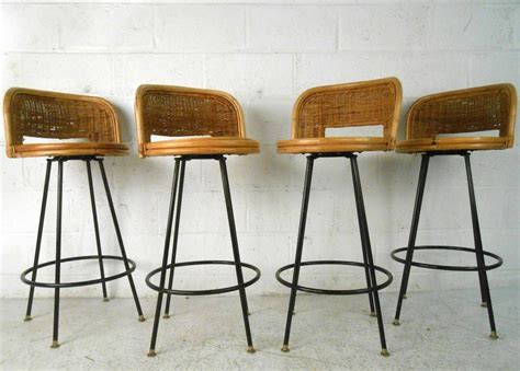 Shop temple & webster for rattan bar stools to match every style and budget. Set of Mid-Century Modern Danny Ho Fong Tropi-cal Style ...