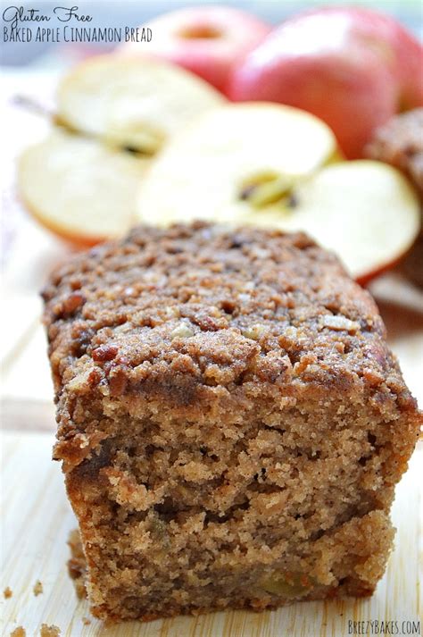 Gluten Free Baked Apple Cinnamon Bread