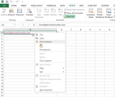 Hyperlink In Excel Cell With Other Text