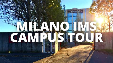 Milan Medicine In English Campus Tour Youtube