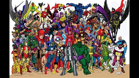 Avengers All Members In The Chronological Order In Which They Entered