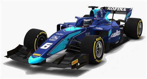 Oleksii Sergiyovych - DAMS F2 #6 Formula 2 Season 2019 3D model