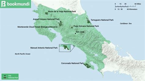 Map Of Costa Rica National Parks My Life