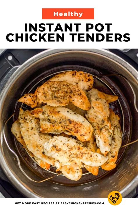 The hardest part of the recipe is blending the ingredients for the sauce, and even that is mostly effortless. Instant Pot Chicken Tenders - Easy Chicken Recipes | Recipe in 2021 | Chicken appetizer recipes ...