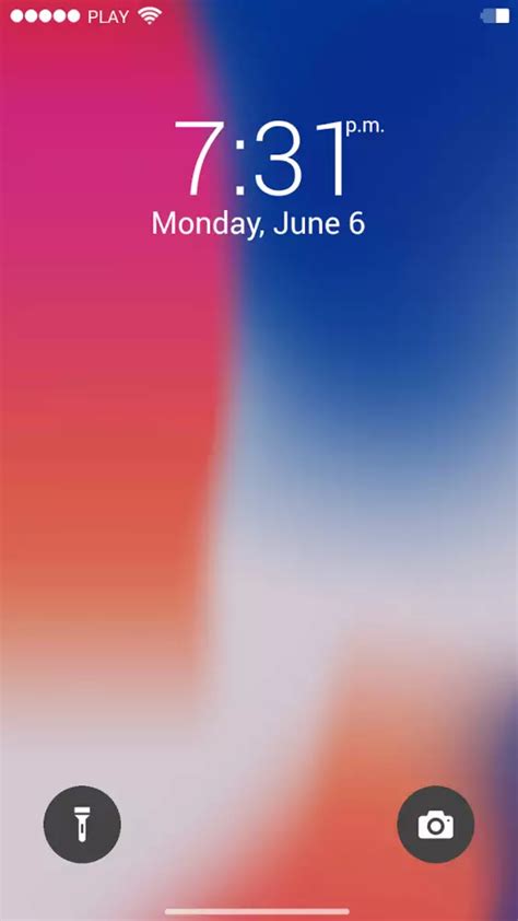 Iphone X Lock Screen Time 1080x1920 Download Hd Wallpaper
